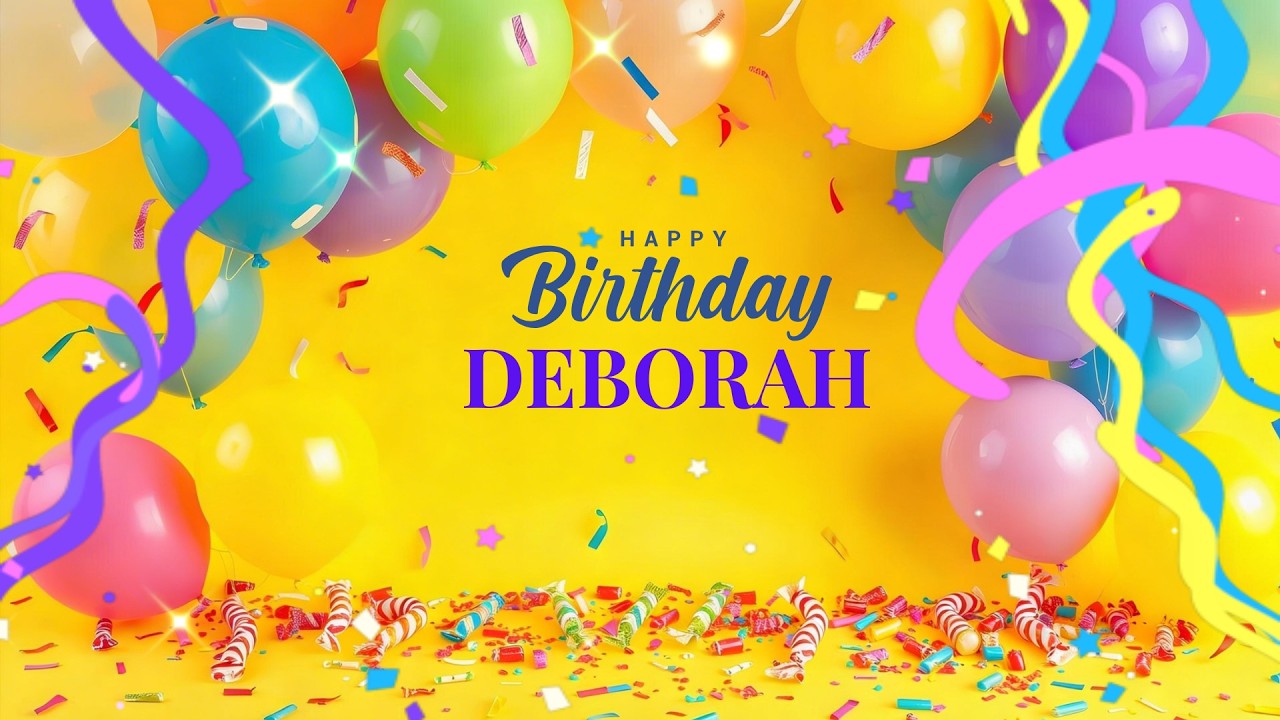 Happy Birthday to you Deborah