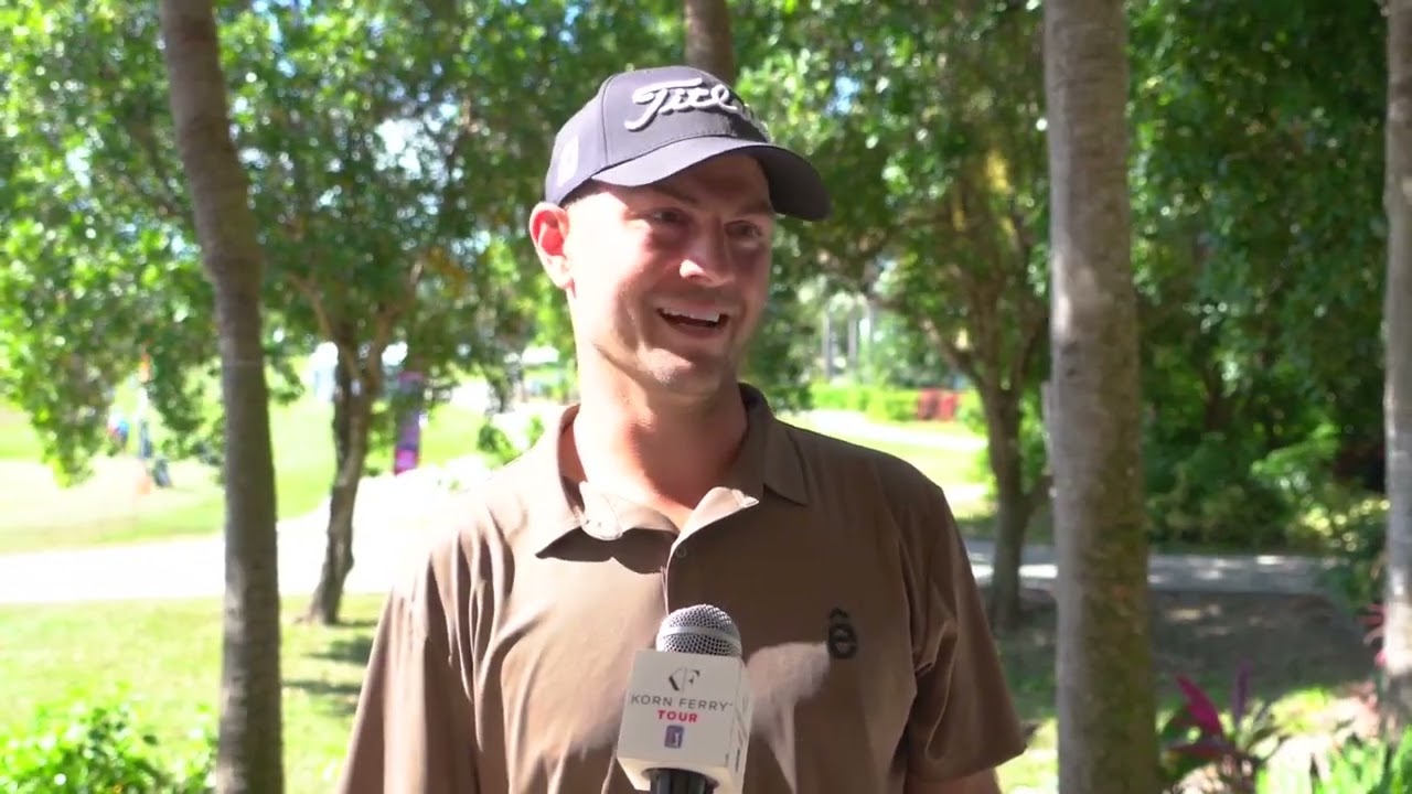 Chandler Blanchet &middot; Interview &middot; 2024 The Bahamas Great Exuma Classic at Sandals Emerald Bay &middot;Round 1