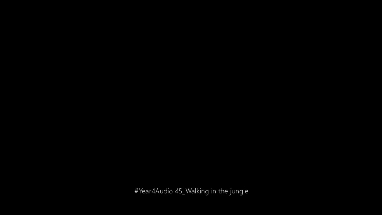 #Year4Audio 45_Walking in the jungle