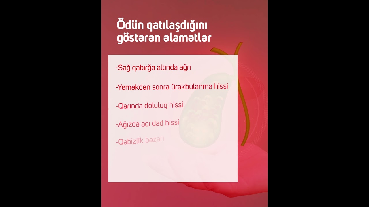 &Ouml;d&uuml;n qatılaşdığını g&ouml;stərən əlamətlər