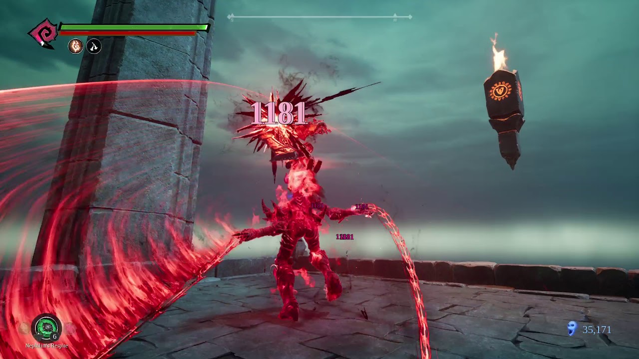 Darksiders III Unlimited Sliver and Fragment of Oblivion Ore farming in The Void dlc