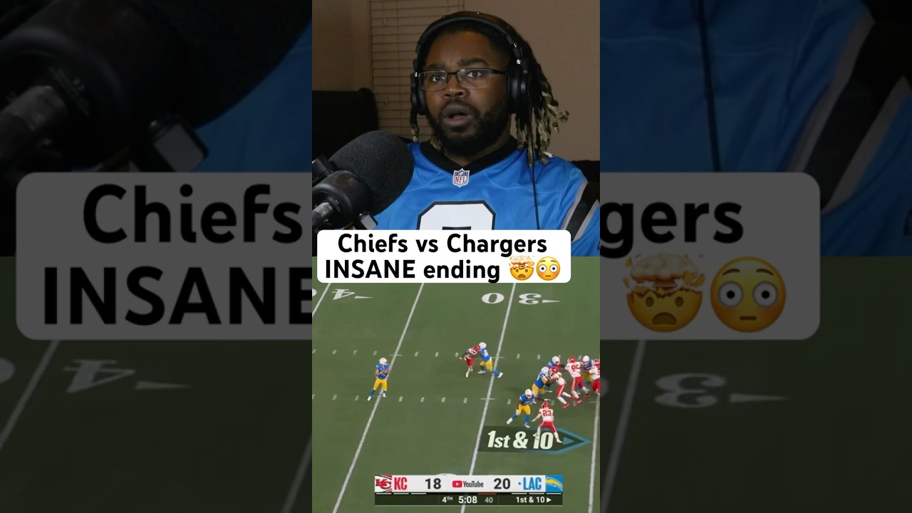 Chargers vs Chiefs Crazy Reaction! #NFL #NFLHighlights #Football #Chargers #kcchiefs #NFLShorts