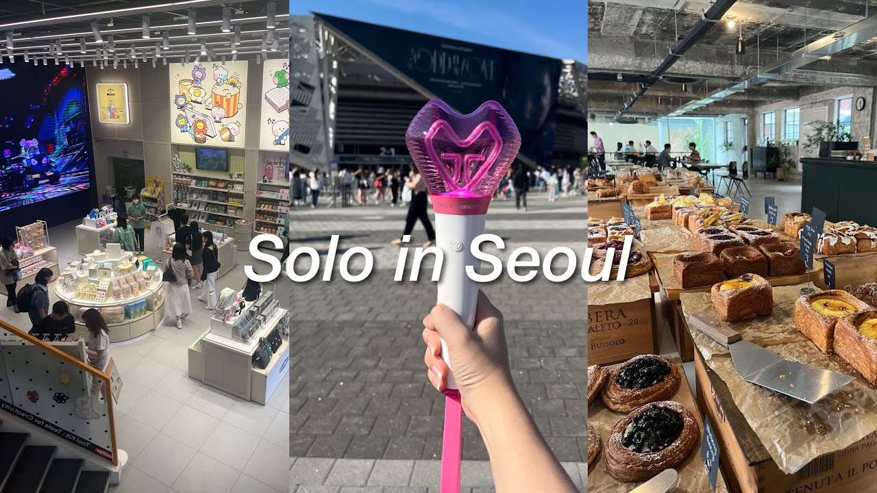 solo in seoul | cafe hopping, my first kpop concert in korea