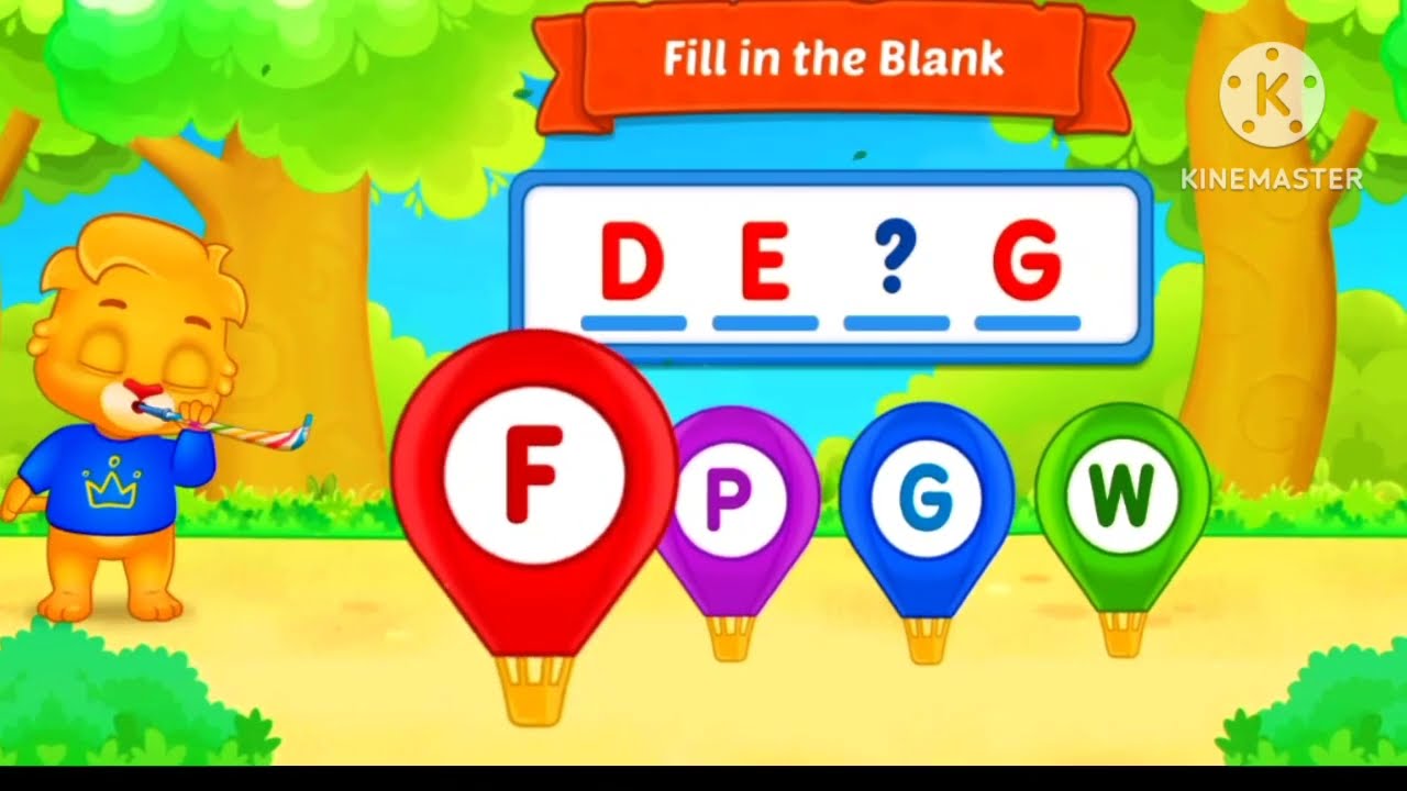 fill the blank - kids cartoon videos for kids