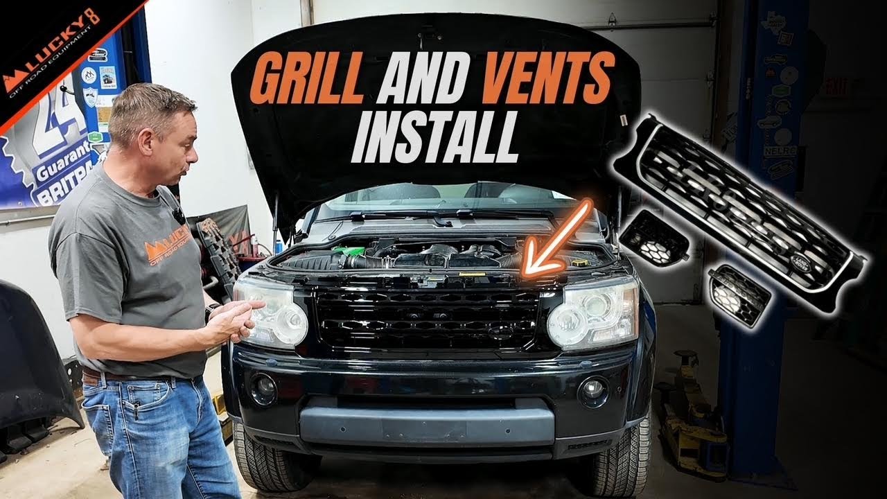 How to Install a Land Rover LR4 Black Pack Grille and Side Vents | Lucky8