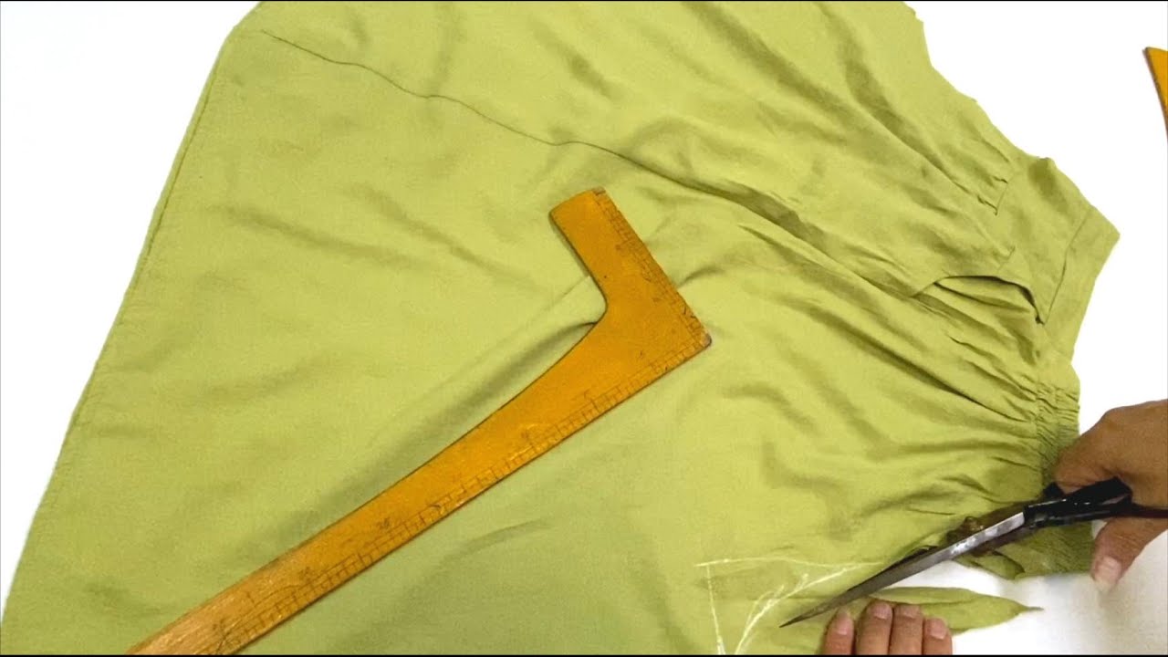 大摆裙不想穿了？前后剪一刀，换个新款还能穿几年