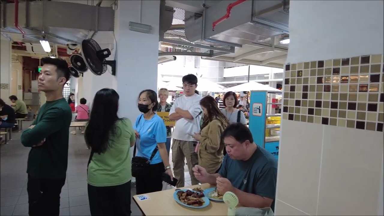 People's Park Food Centre. Lunch time. 101 Upper Cross Street People's Park Centre, Singapore 058357