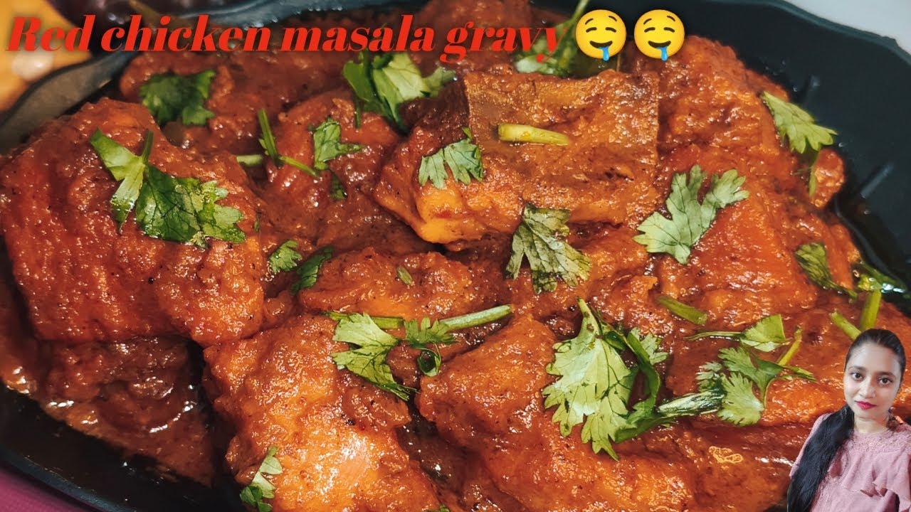 Red chicken recipe| Red chicken hyderabadi recipe|Red chicken recipe 🍗🍗🥰🤤