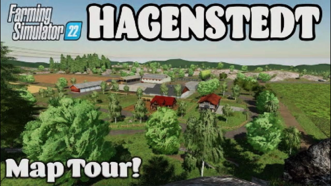 “HAGENSTEDT” IS BACK! | FS22 MAP TOUR! NEW MOD MAP | Farming Simulator 22 (Review) PS5.