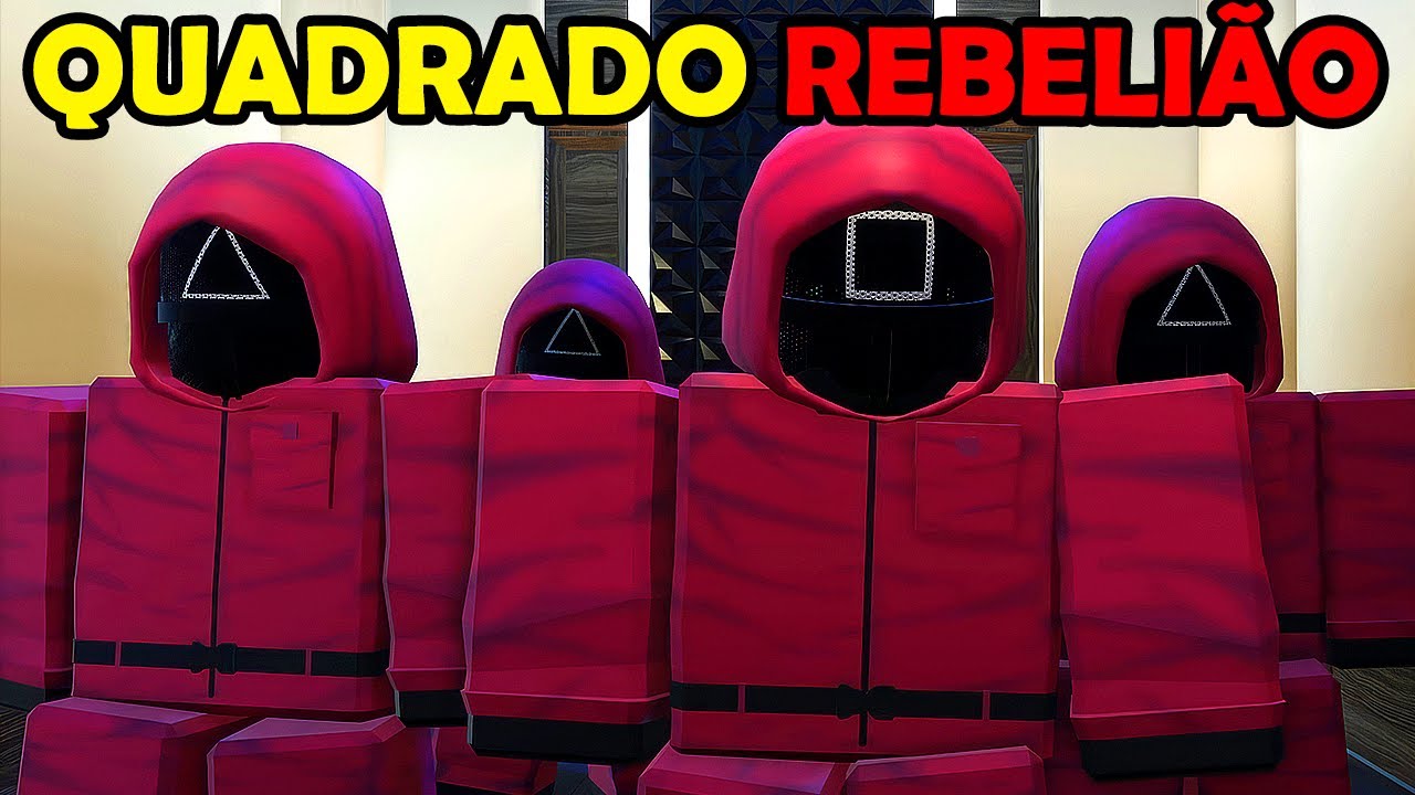 JOGUEI a REBELIÃO de GUARDA QUADRADO! o GUARDA MAIS FORTE do INK GAME! Squid Game Roblox