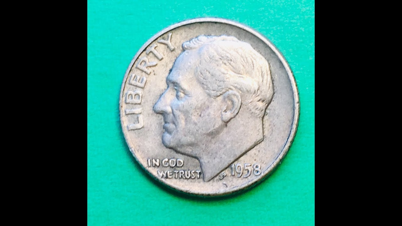 US Dime 1958 D - 137 Million Made - United States 10 Cents