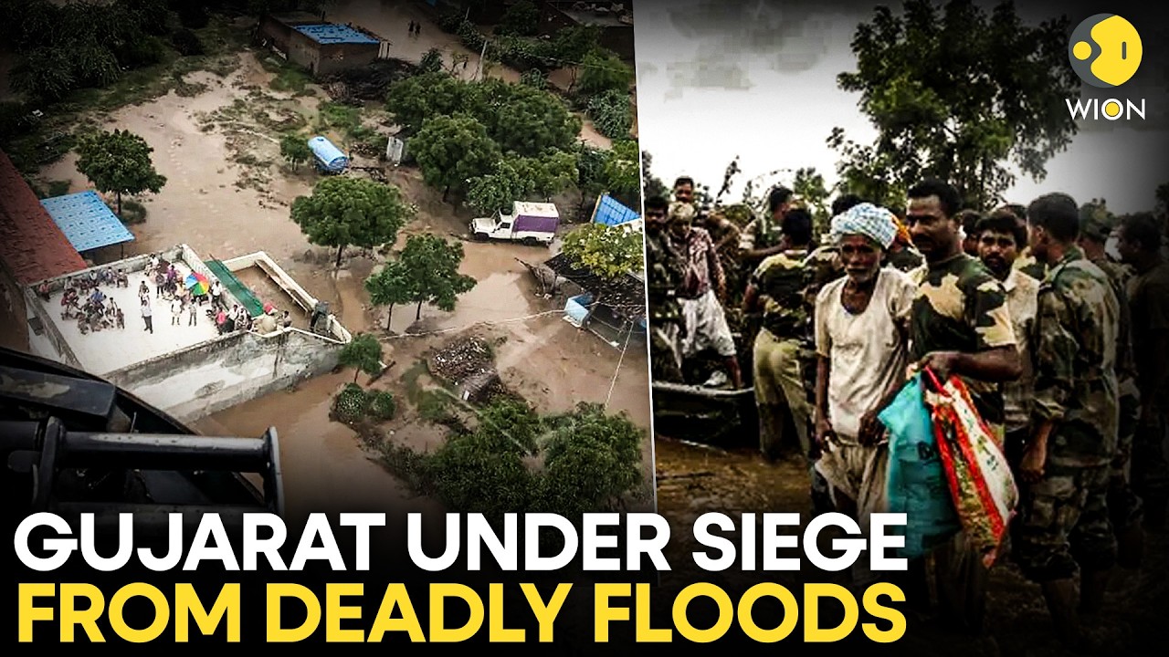 Gujarat Flood Crisis: 22,000 People Relocated, 1,200 Rescued After Record Rainfall In South Gujarat