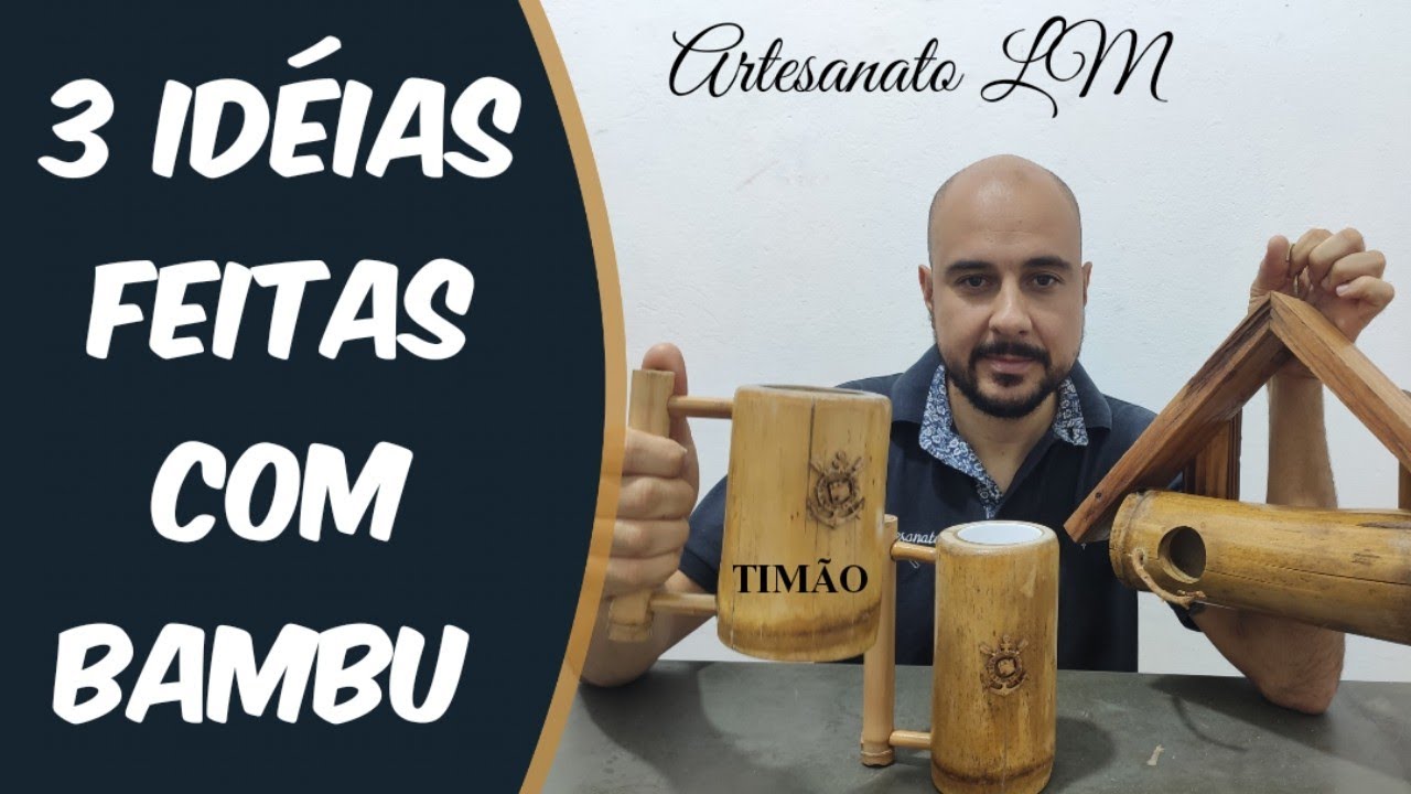 FAÇA VOCÊ MESMO SEU COPO DE BAMBU COM VIDRO E PLÁSTICO INTERNO