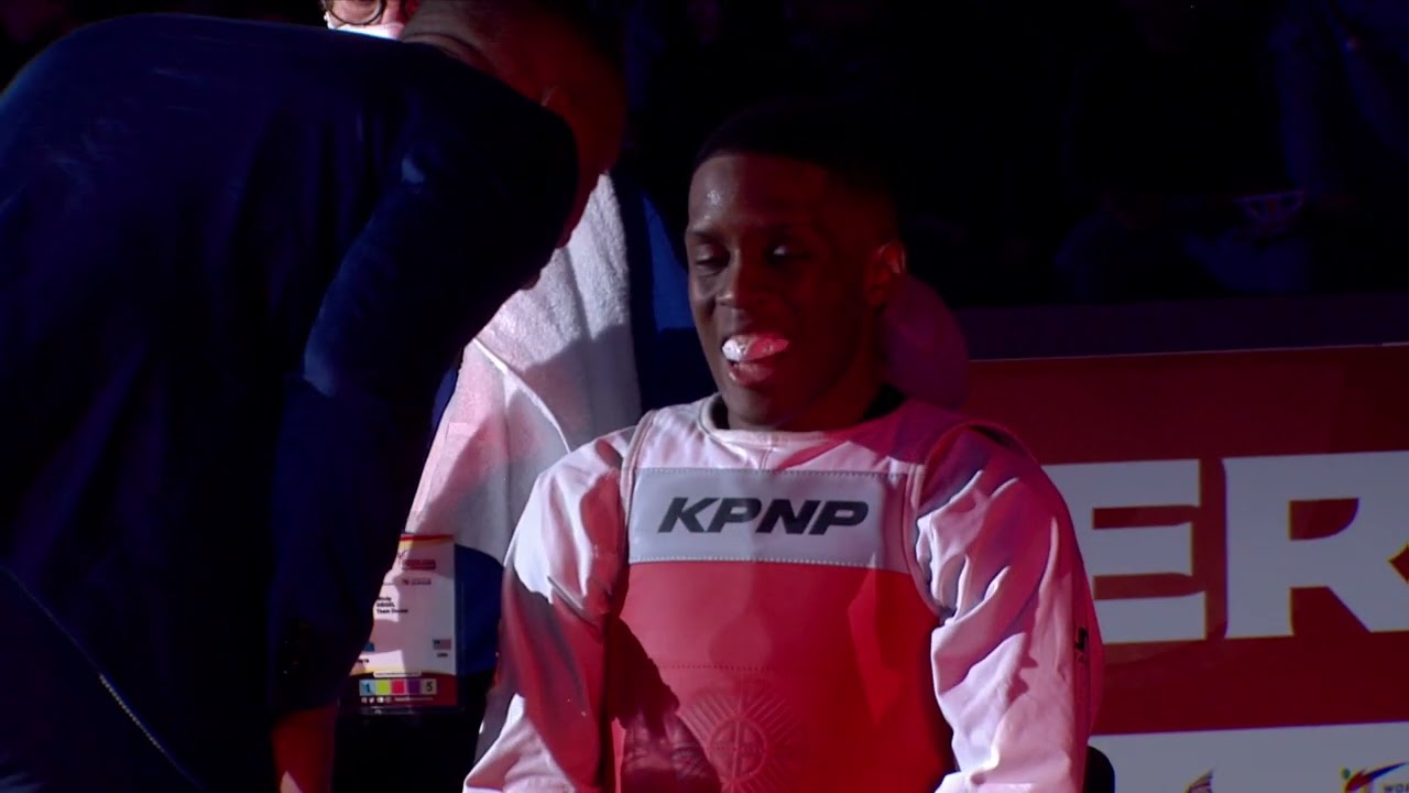 228 SF M-68kg 🔵 JIN Ho-jun KOR vs 🔴 HARRIS Khalfani USA I Manchester 2022 World Taekwondo GP