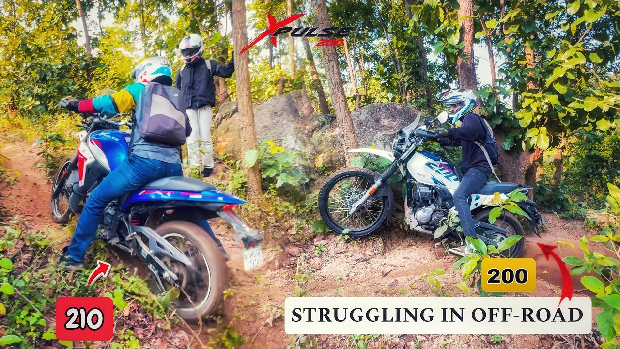 XPulse 200 Fails in Offroad Ride | Knobby Tyres Make All the Difference!