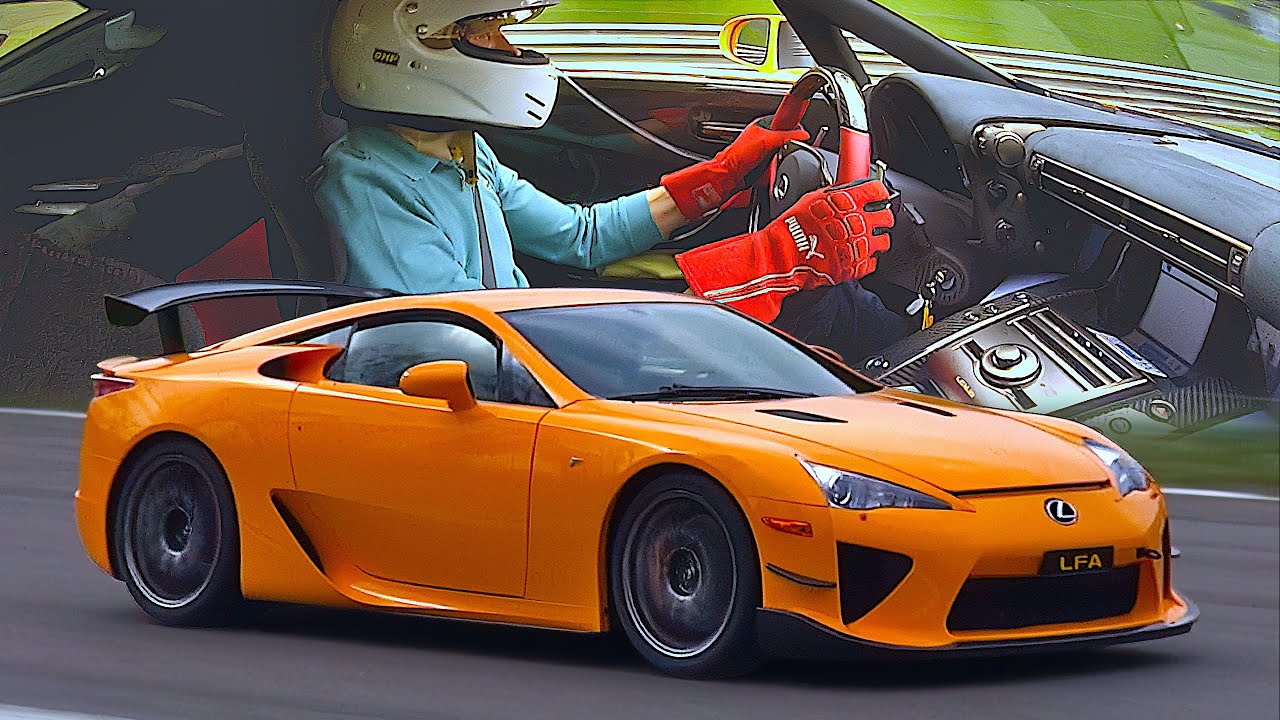 Onboard the iconic Lexus LFA Nürburgring Edition feat. RAW V10 engine Sounds (with exhaust cam)