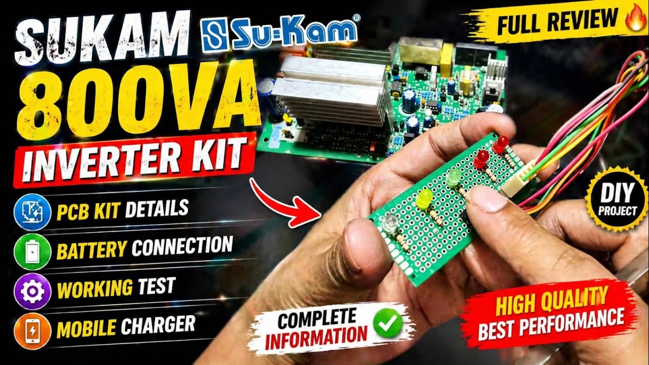 Sukam 800VA Inverter Full Details 🔥 | Price, Battery & Backup Time | Ghar ke liye Best#altiumstories