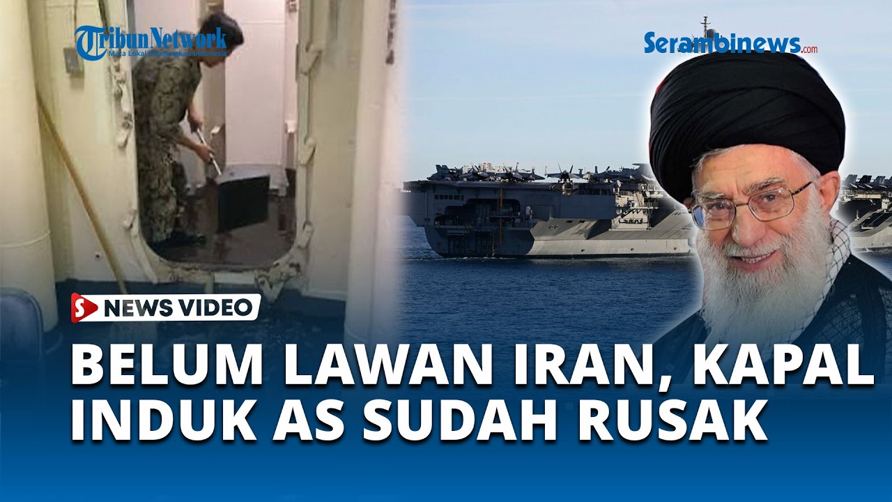 Satu Kapal Induk AS Alami Kerusakan Jelang Perang dengan Iran