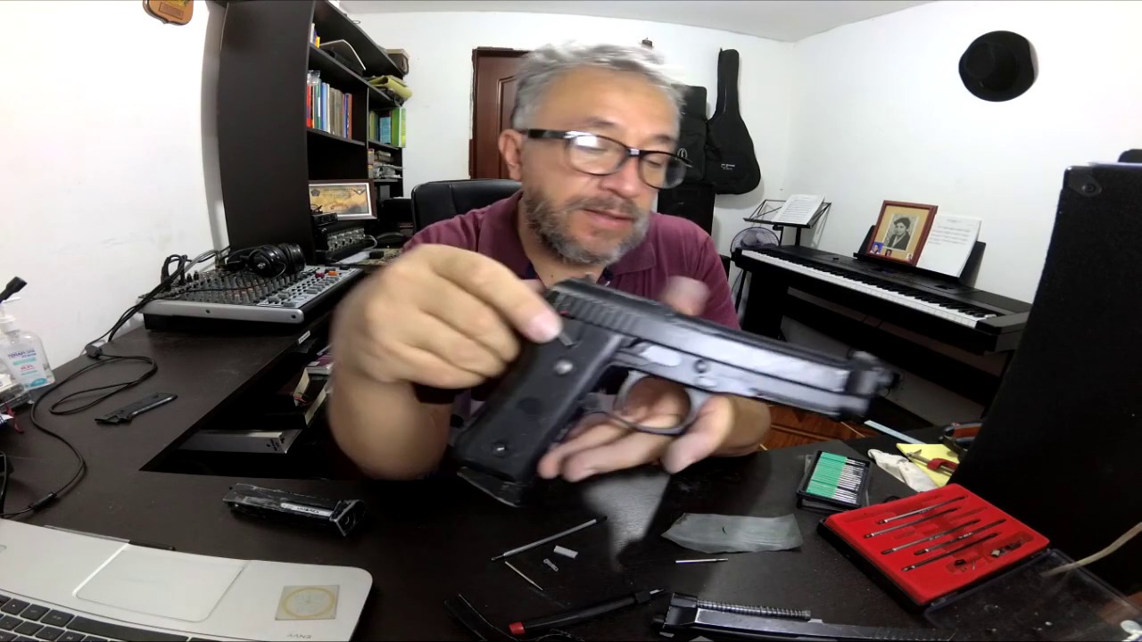 Pistola TAURUS PT99 solo ráfaga, solucionado.