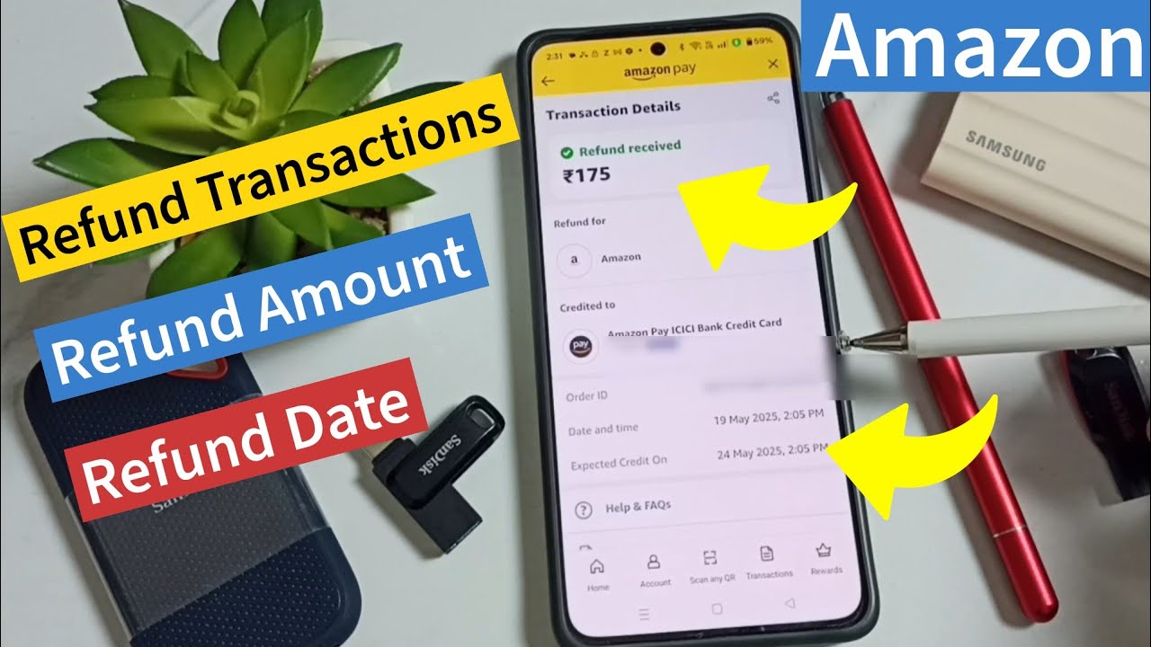 How to Check Amazon Refund Transactions - View Refund Amount, Refund Date & Returned Order Details