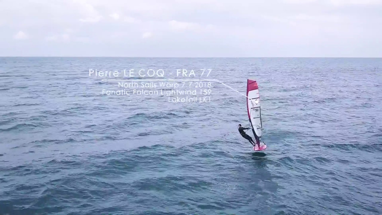 Entra&icirc;nement windfoil &agrave; la maison   Pierre LE COQ