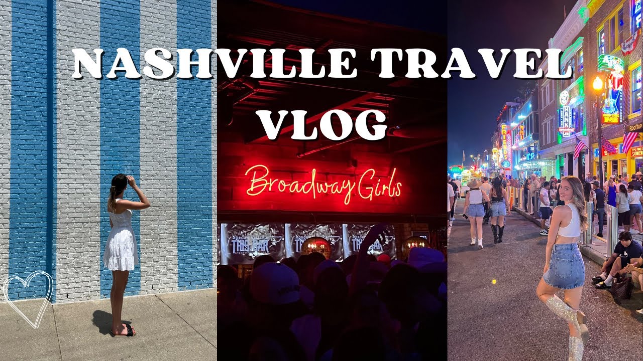 Nashville Travel Vlog: Broadway, 12 South, 4th of July, + more