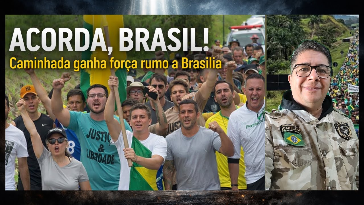 Caminhada “Acorda Brasil” cresce nas estradas e mobiliza o país rumo a Brasília