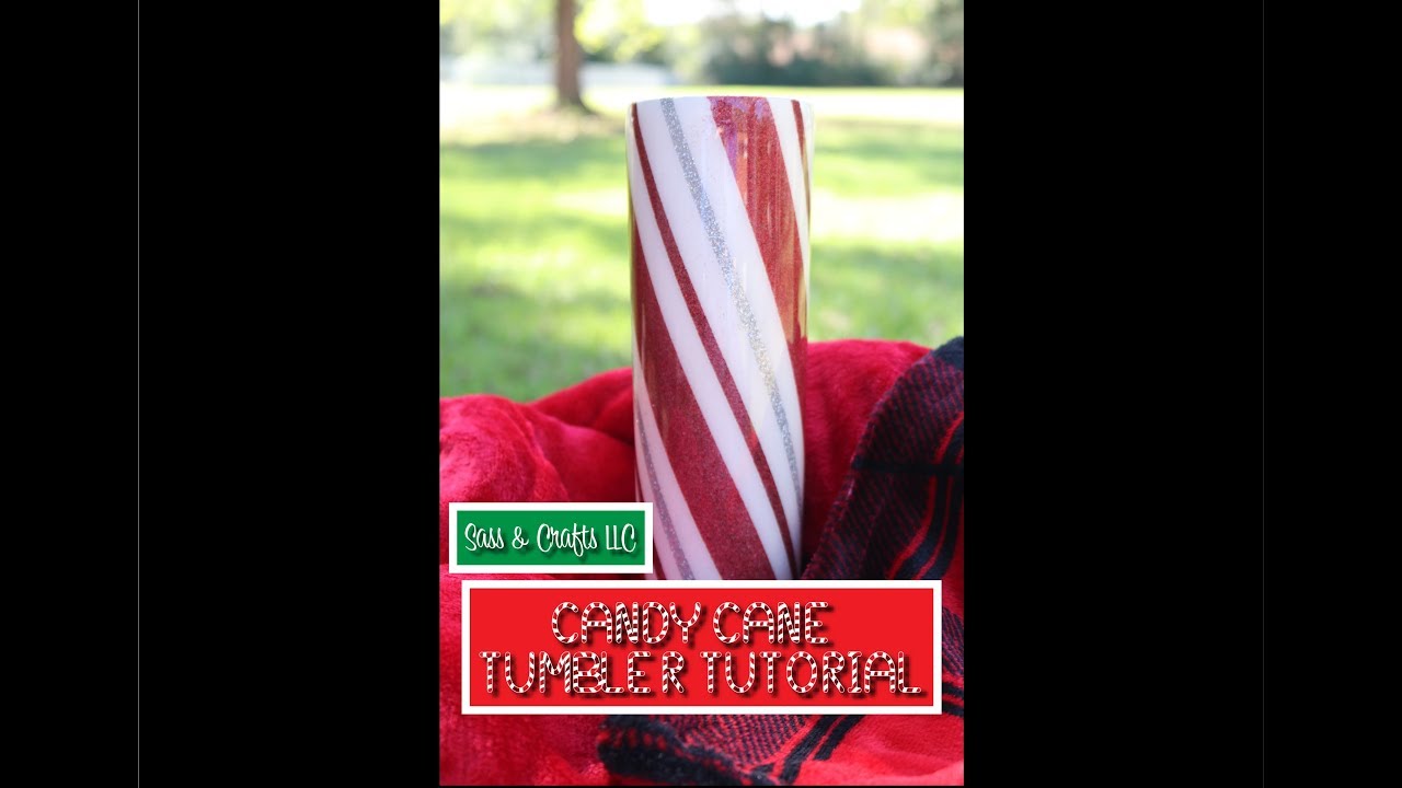 Candy Cane Tumbler Tutorial