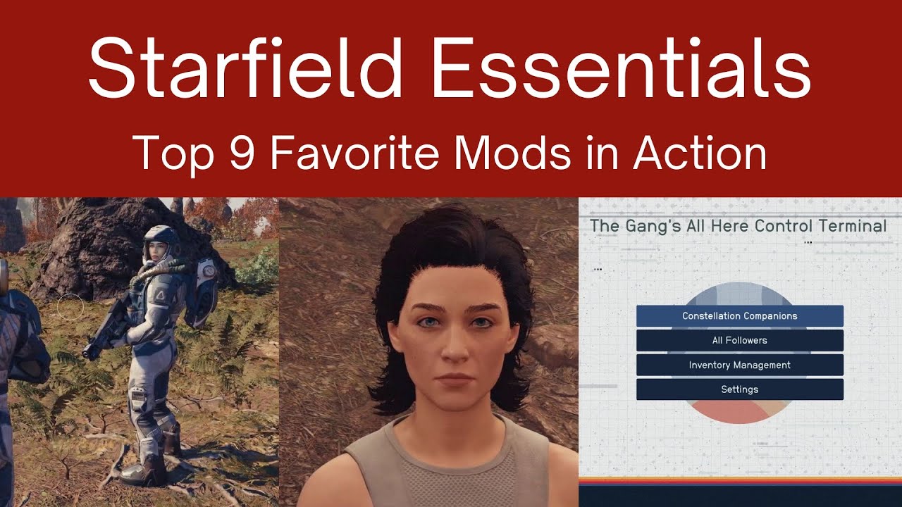Starfield Essentials: Top 9 Fav Mods - Fast Travel to Unknown - Gang's All Here - Module Recycler