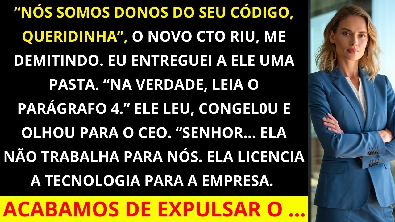 O diretor arrogante de tecnologia me demitiu por causa do meu software – mas a empresa esqueceu q