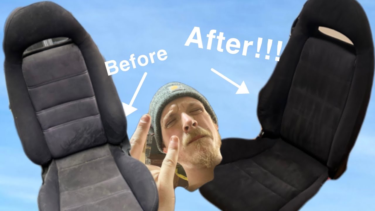 DYING FADED SEATS BLACK AGAIN (CHEAP AND EASY!)