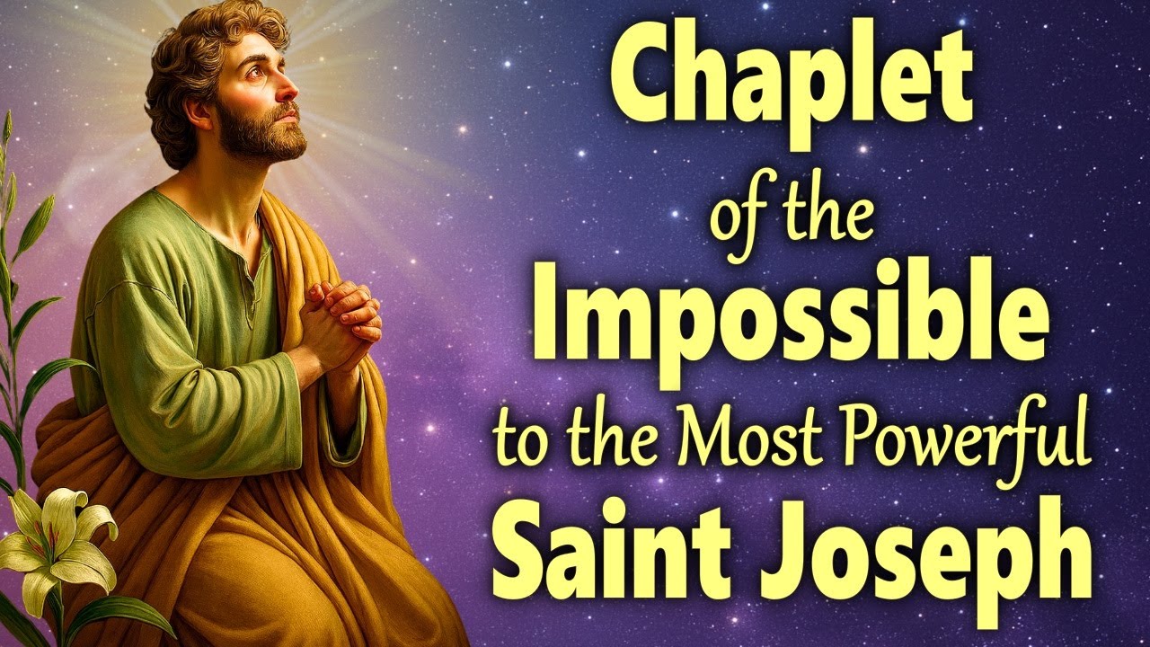 🔴 SAINT JOSEPH prayer against procrastination and negative forces to move life forward