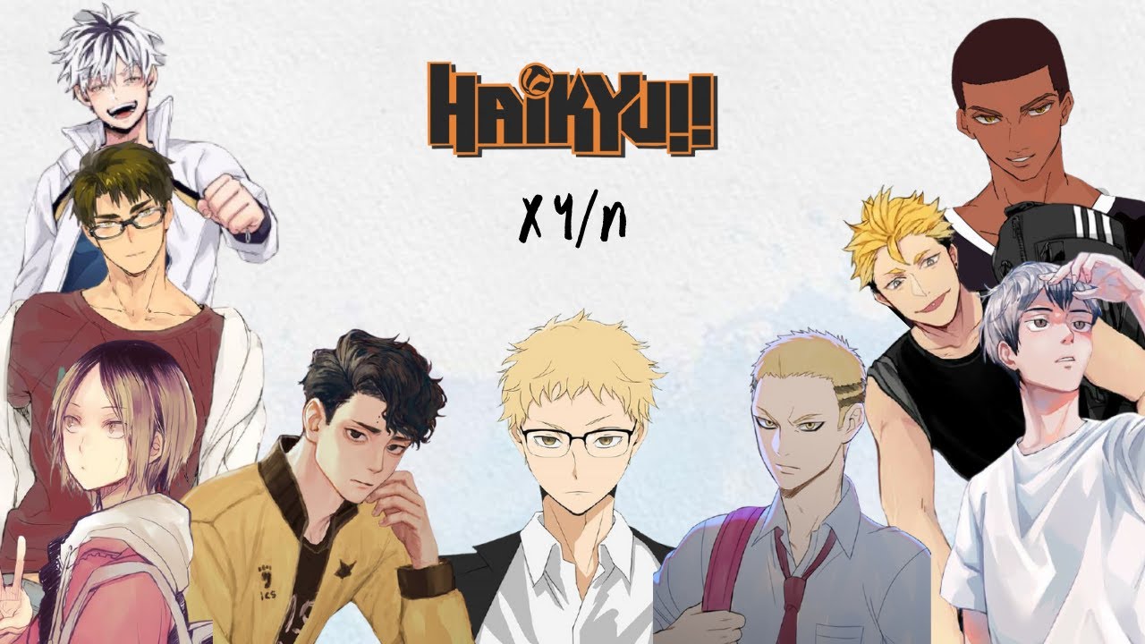 ⌜Haikyuu X Y/n ⌟ Y/n’s harem in a nutshell ∘ (Lyrics, chaos and simps)