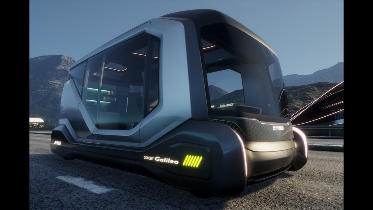 Hymer Concept Galileo (2019). Camper from 2030
