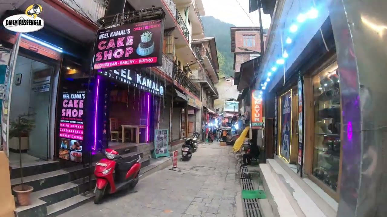 Manali Mall Road 4K Evening Walk | Himachal Tourism | India Walking Tours
