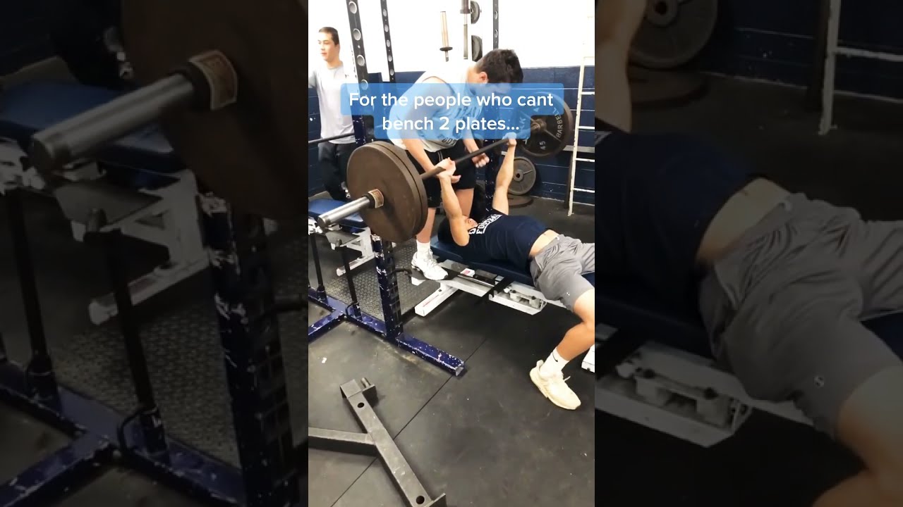 FOR THE PEOPLE WHO CANT BENCH 2 PLATES... 💪😤🔥