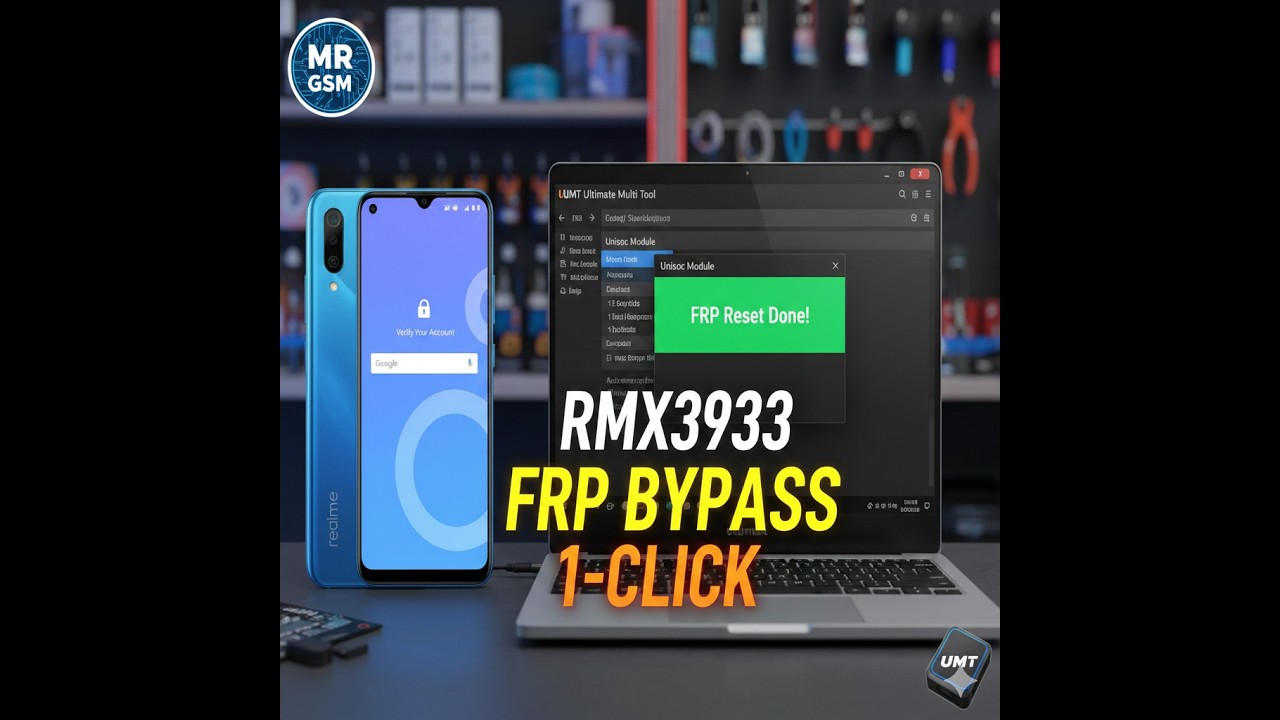 Realme Note 60 RMX3933 FRP Bypass via UMT Unisoc Module