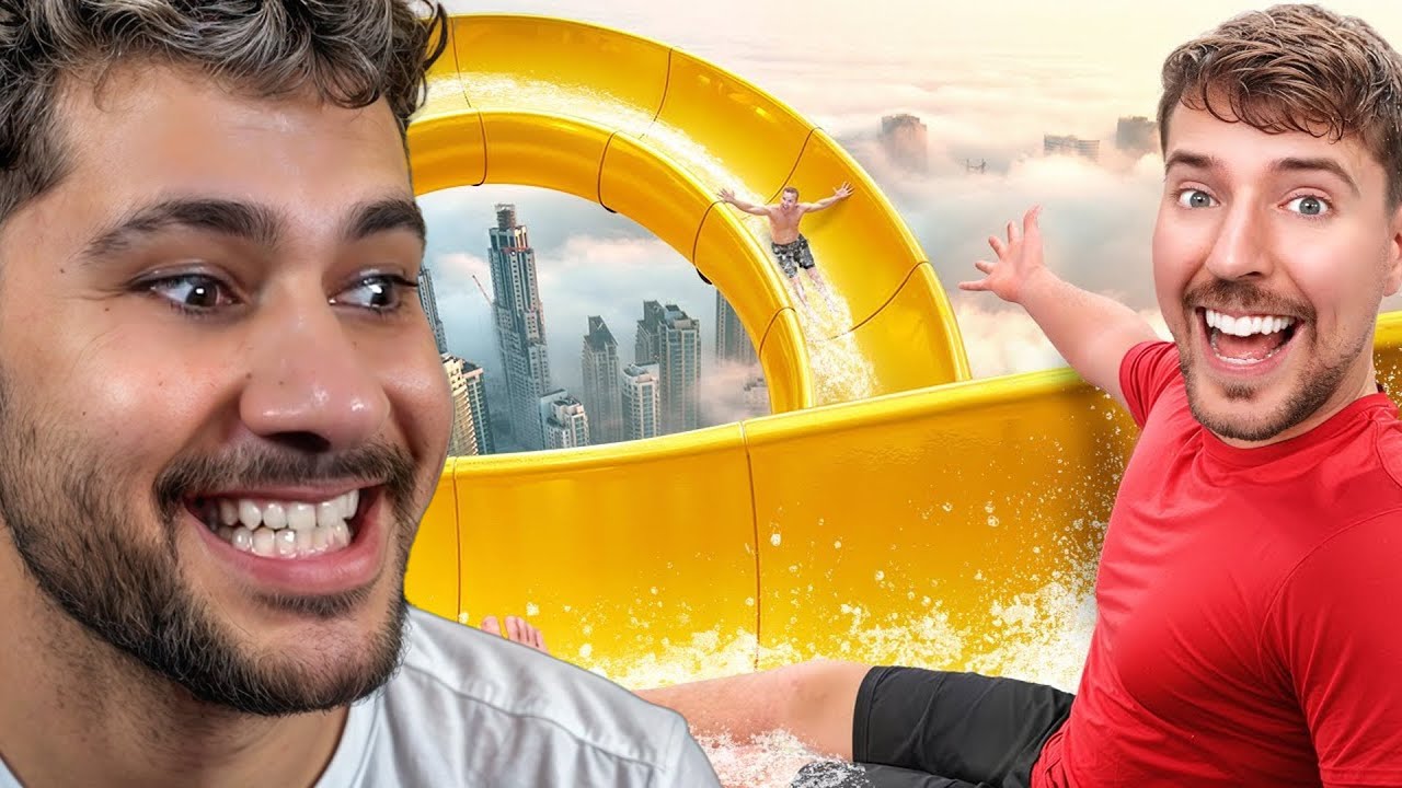 1 € vs 500,000€ Rutsche! (Hamed Reagiert Auf Mr Beast)