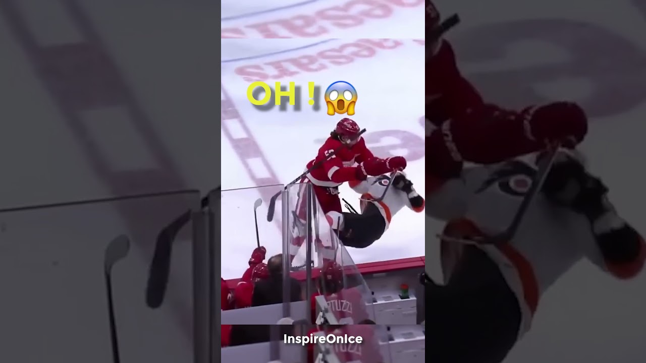 MORITZ SEIDER BIGGEST HITS  🤯🥶 #shorts #hockey #hit