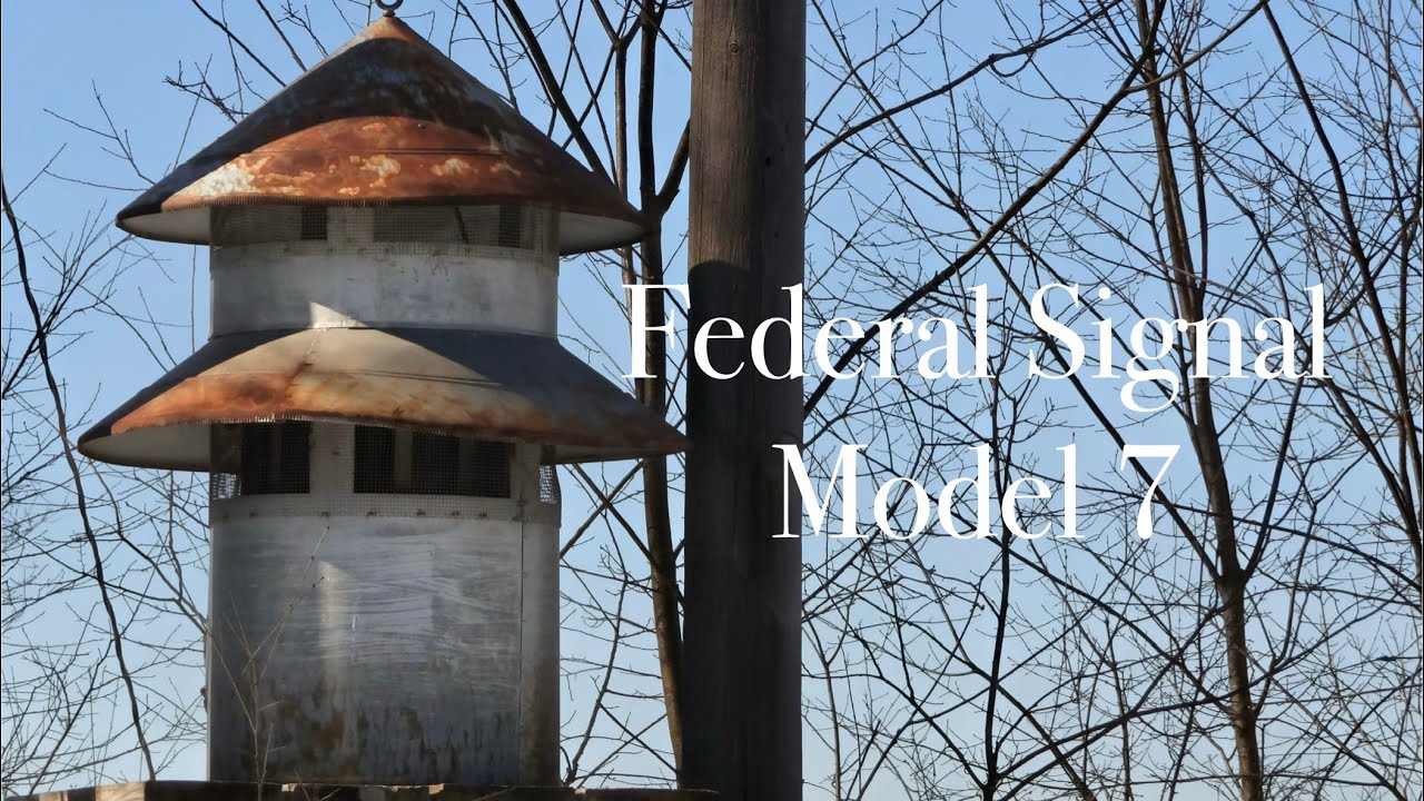 (Low Mounted) Federal Signal Model 7 Noon Blast (Short Alert) | Ridgeland WI