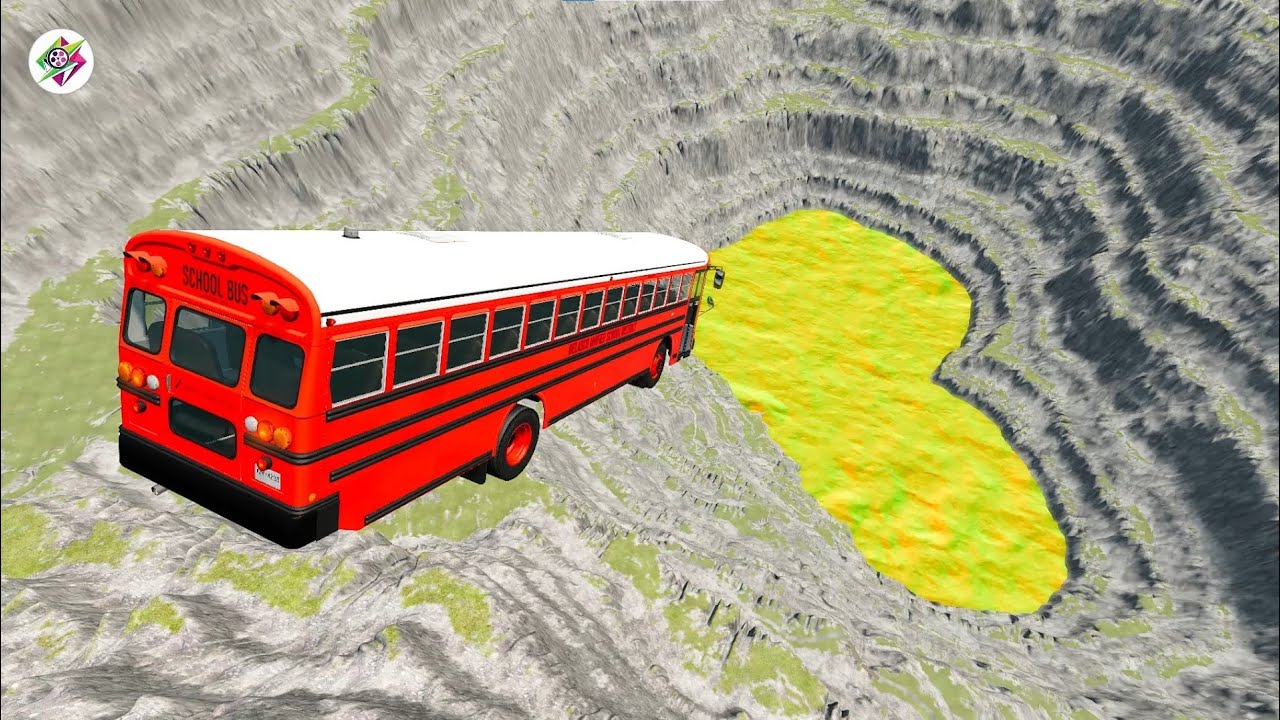 BeamNG.Drive - Leap Of Death Car Jumps and Falls Crashes #37