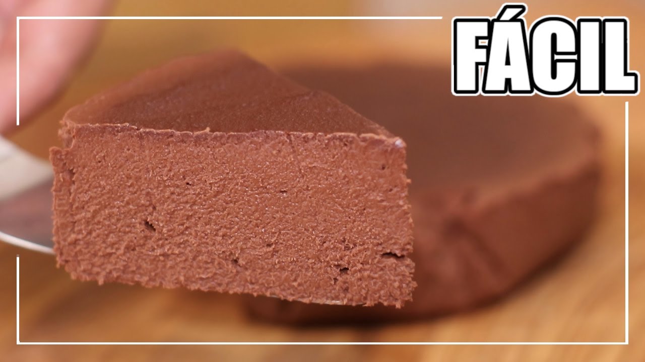 PASTEL SOLO 2 INGREDIENTES  | ¡SIN HORNO, SIN AZÚCAR, Fácil y Rápido!