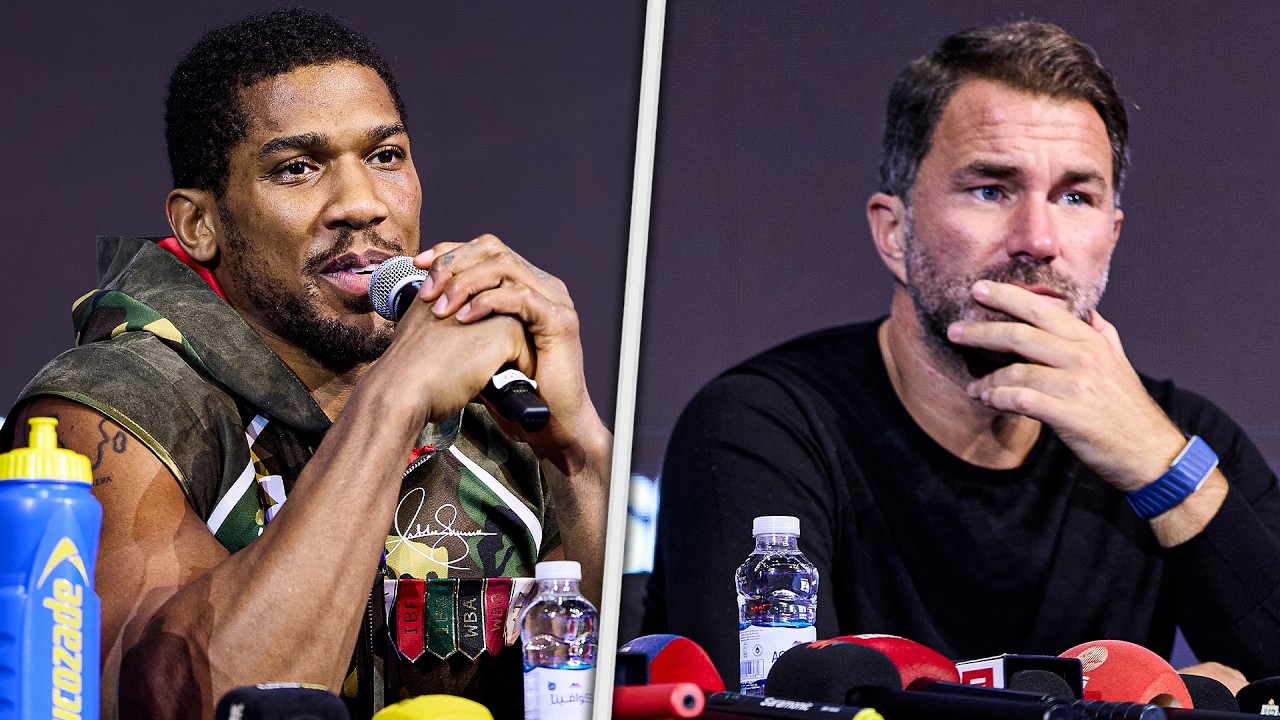 Anthony Joshua &bull; FULL POST FIGHT PRESS CONFERENCE vs. Kristian Prenga | DAZN Boxing
