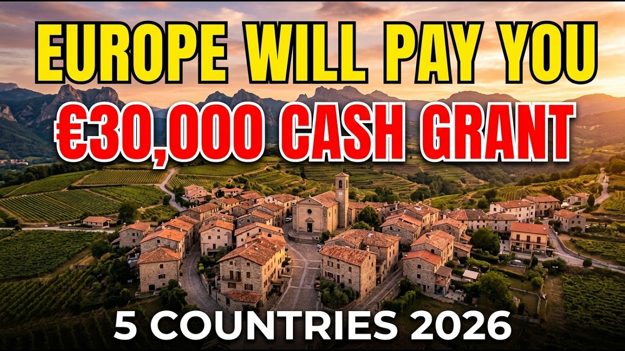 5 European Countries That Will Pay You to Move in 2026