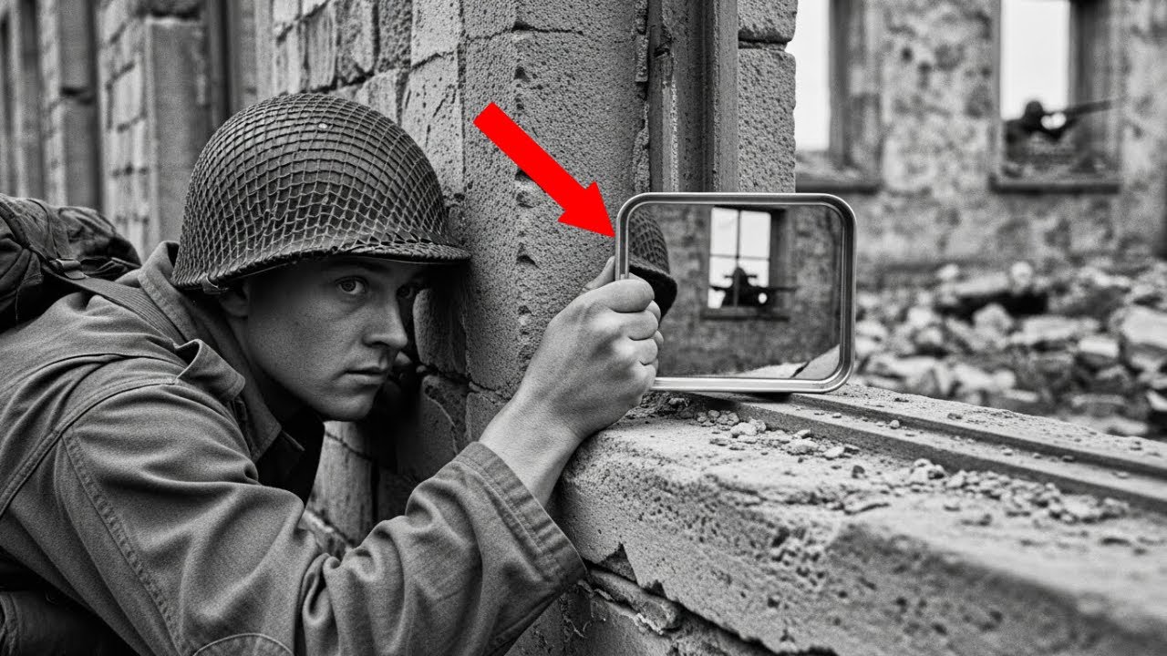 How One Private’s “Stupid” Reflection Trick Exposed a Hidden German Sniper Nest