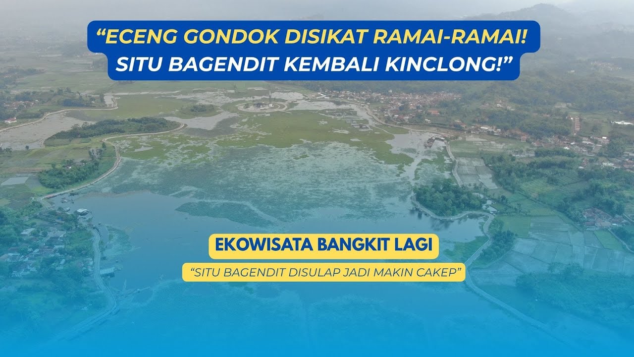 Bersatu Demi Alam!!! Situ Bagendit Dapat Sentuhan Spesial !!!