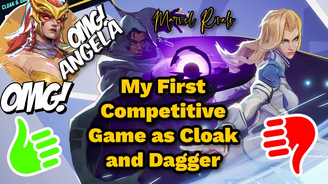 OMG Angela! First Competitive Game as Cloak and Dagger #marvelrivals #disabledgamer #cloakanddagger
