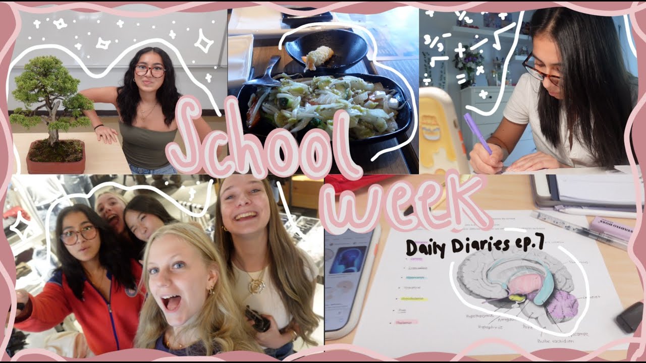 Maybe school is not that bad 😛 -- School week in my life! -- Daily Diaries Ep.7