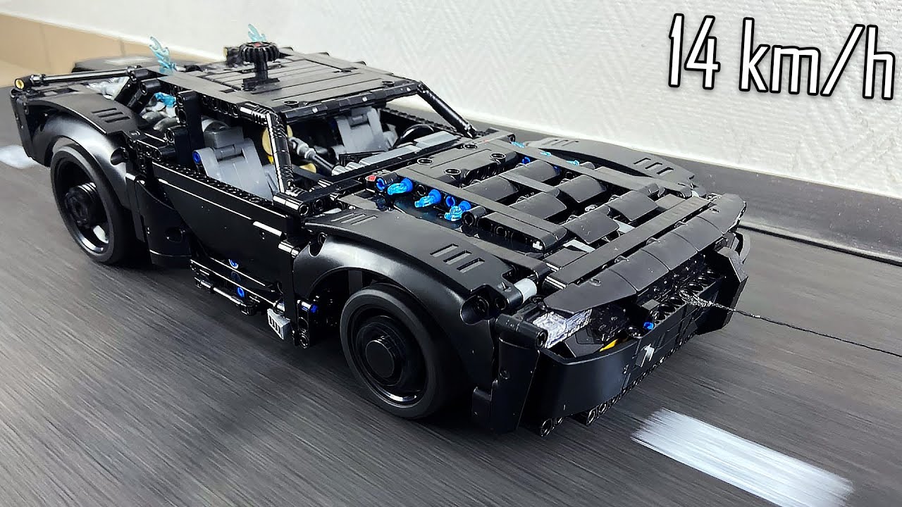 Batmobile VS Treadmill. LEGO Technic 42127 Super Sonic Speed Test