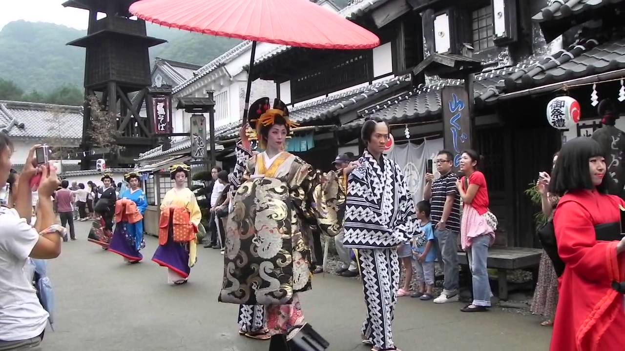 Oiran procession in Edomura